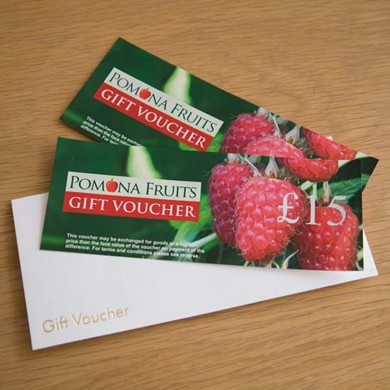 Pomona Fruits £15 Gift Voucher - Click Image to Close