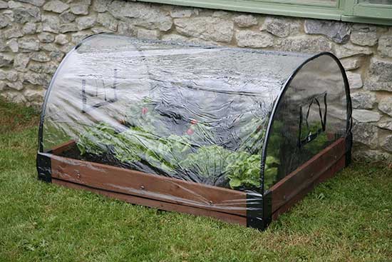 Raised Bed Frame & Poly Cover - Click Image to Close